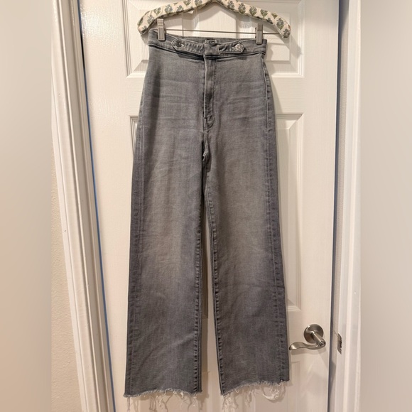MOTHER Charcoal Flare sailor pant Jeans - Picture 2 of 7